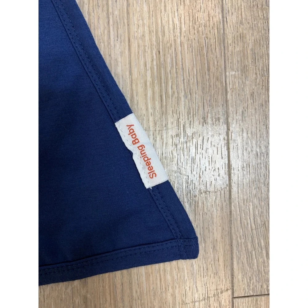 Sleeping Baby Zipadee-Zip Swaddle Transition Blanket Navy Blue 3-6 Months XS